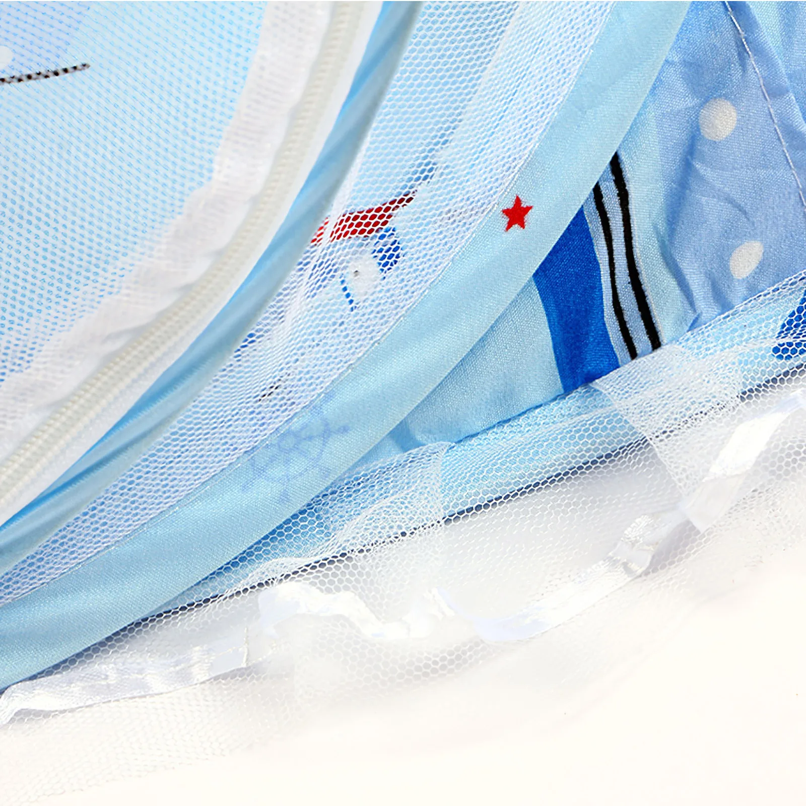 

Travelling Portable Fine Mesh Baby Mosquito Net Breathable Bedding Crib Cover Folding Baby Mosquito Net Tent With Pad And Pillow