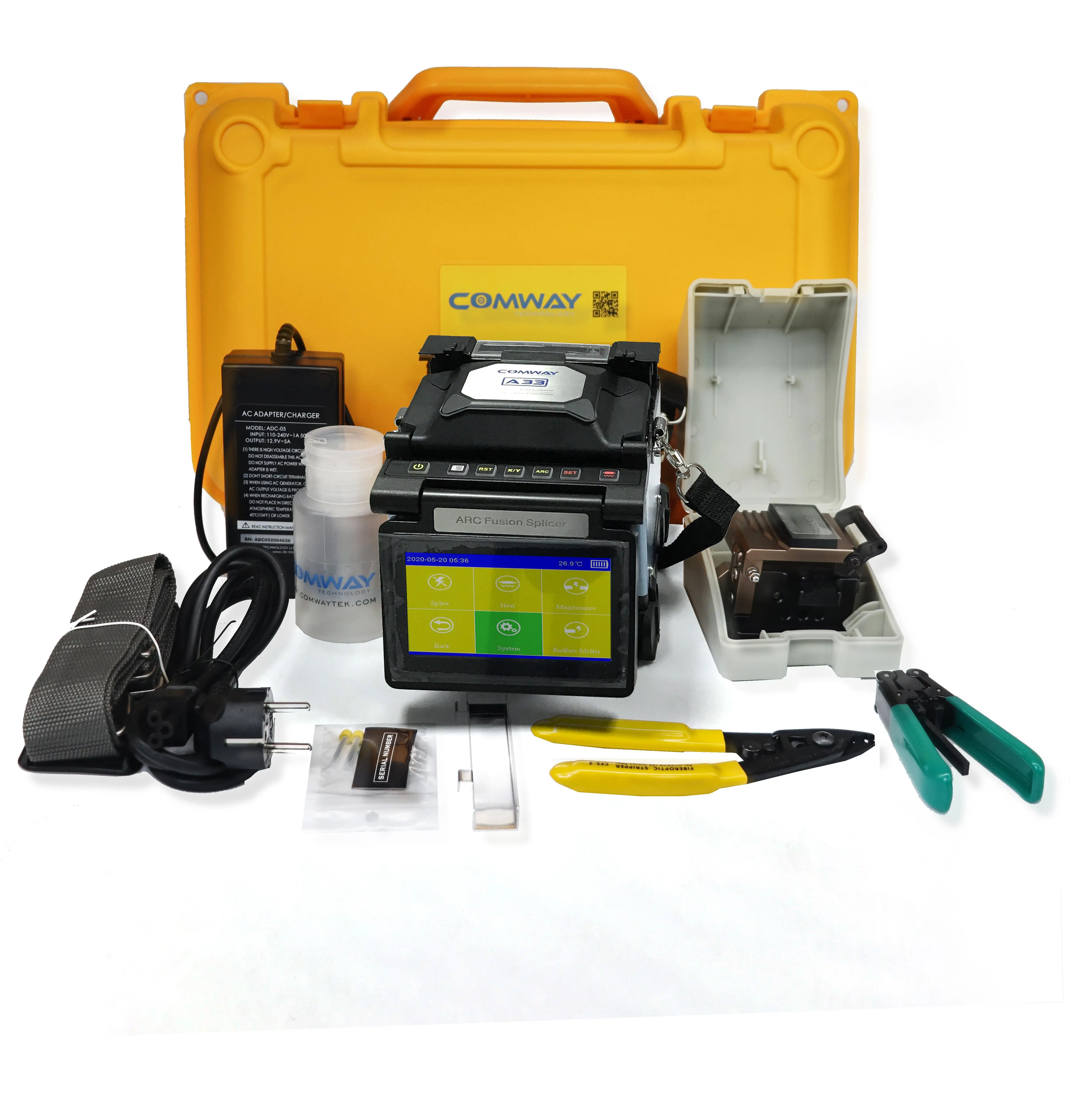 DHL Бесплатная доставка Comway A33 высокой точности PAS выравнивания FTTH FTTB сварочный