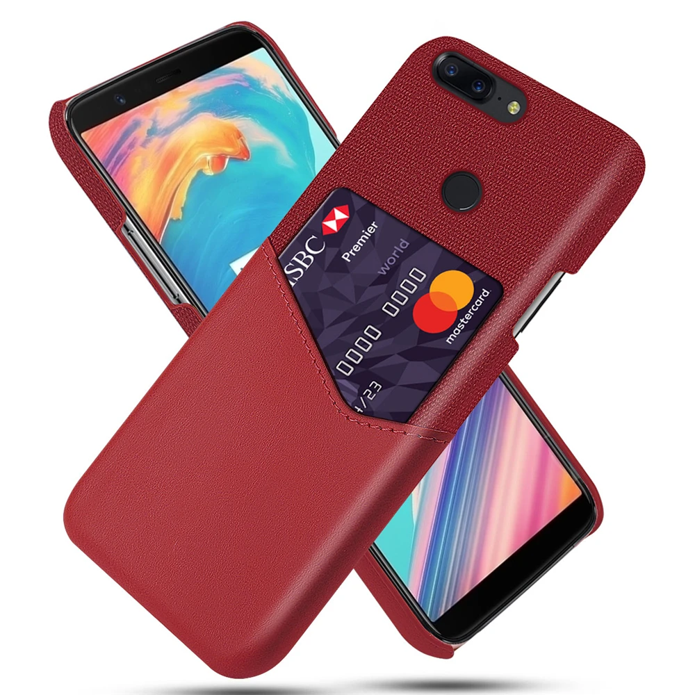 Чехол с отделениями для карт OnePlus 5 T чехол кожаный One Plus 1 + t 6 01 дюймов