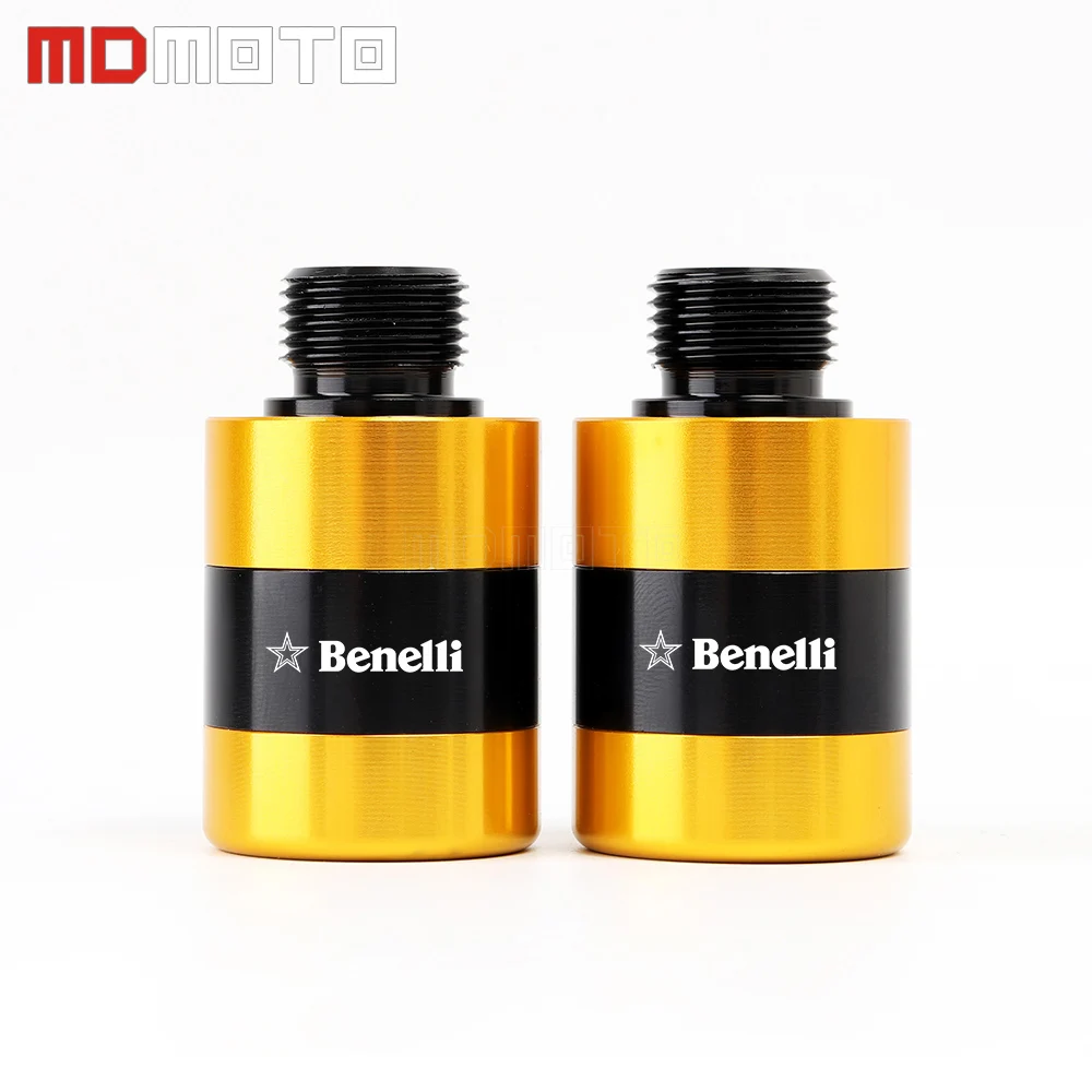 

Motorcycle Cnc Handlebar Grips Handle Bar Ends plug gold Anti Vibration For Benelli TNT BN 600 300 250 Leoncino 500