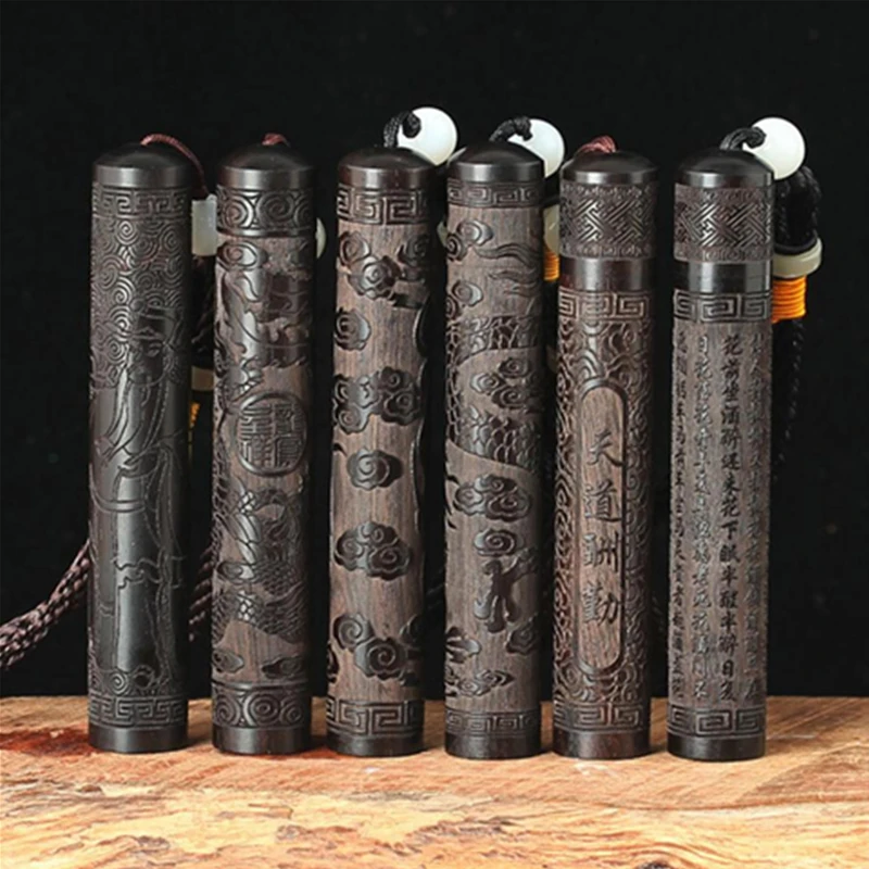 Эбеновое дерево Винтаж древних зажигалка ветрозащитный электронный зарядка