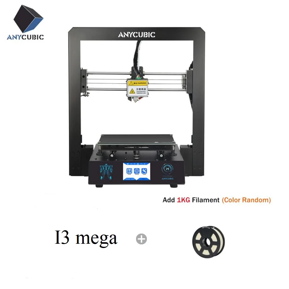 I3-Mega Add 1KG Anycubic i3 Мега 3d принтер наборы для 3d печати части дешевого размера плюс полностью металлический сенсорный экран drukarka 3d принтер 3D Drucker - Цвет: I3-Mega Add 1KG