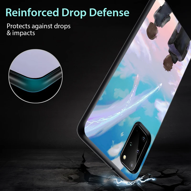 

Your Name Love You for Samsung Note 20 10 9 8 Ultra Plus A91 A81 A71 A51 A42 A41 A31 A21 A12 A11 A01 Black Phone Case