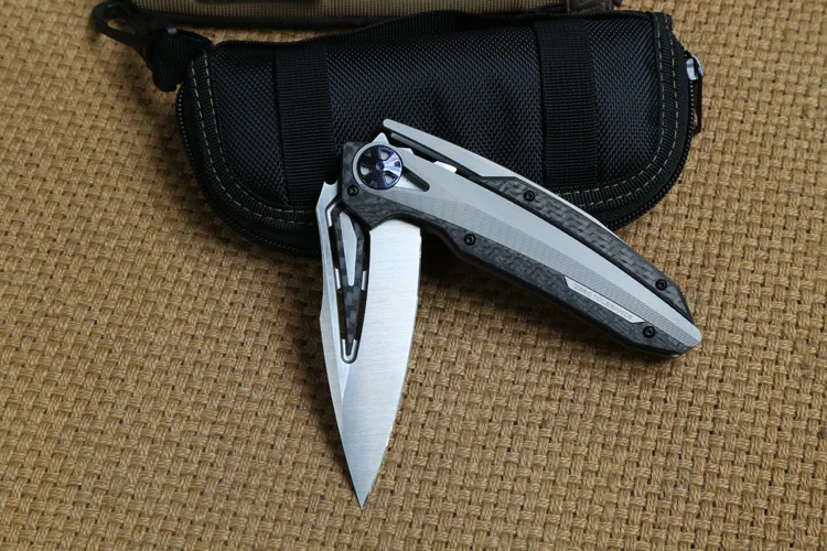 DICORIA ZT0999 тактический складной нож KVT подшипник M390 лезвие CF+ титановая ручка походные охотничьи уличные ножи для выживания EDC инструмент