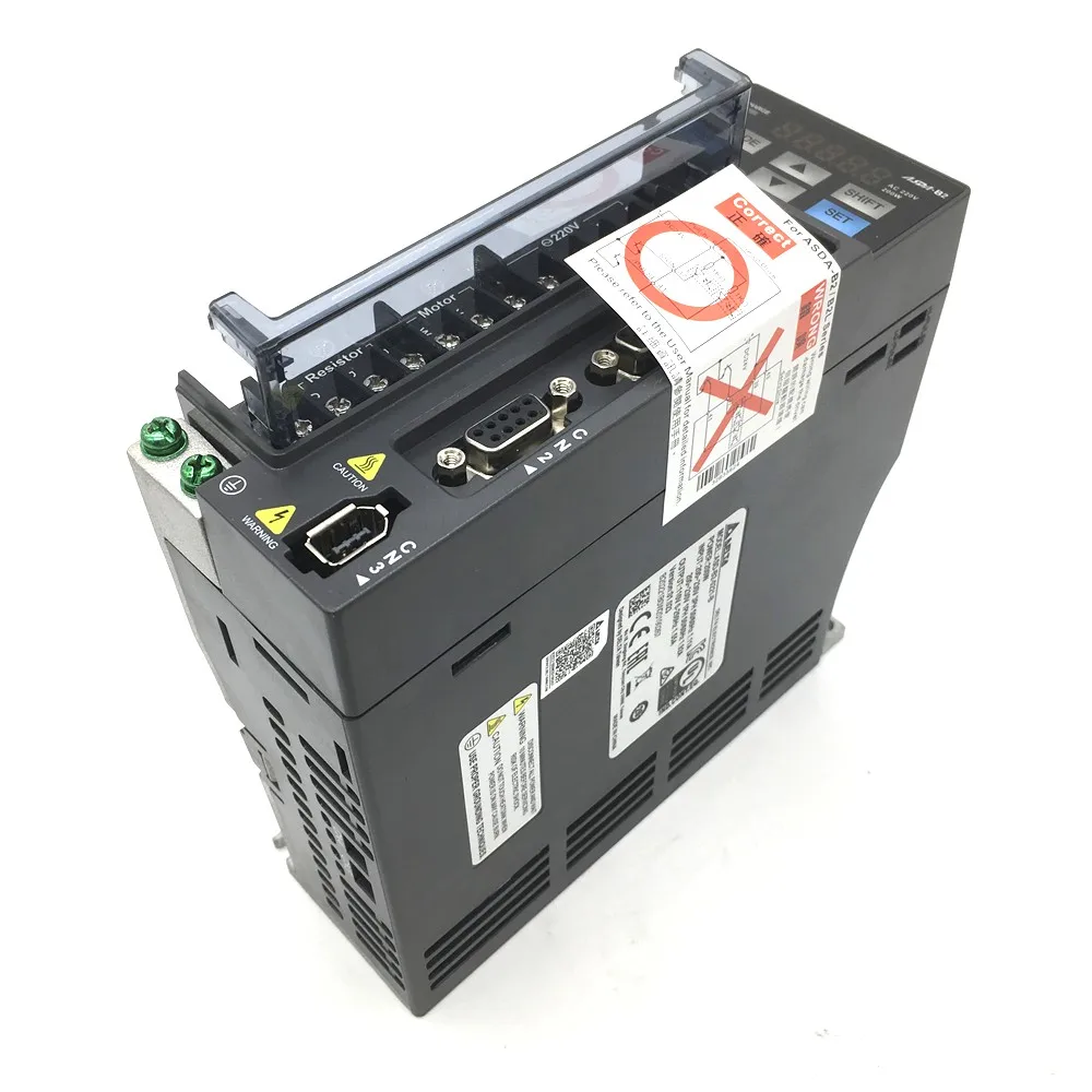 Delta B2 200W ASD 0221 B ECMA C20602RS C20602SS водитель серводвигатель переменного тока комплект 60