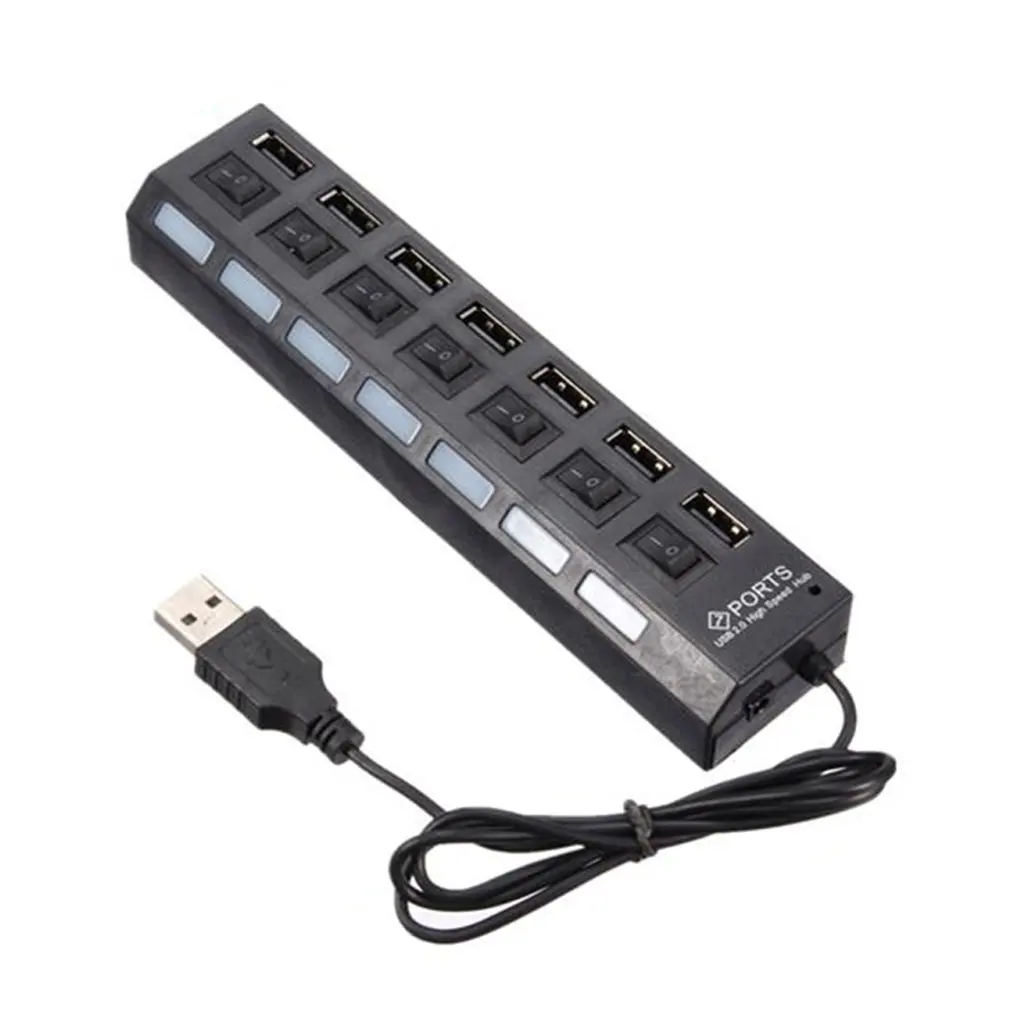 Usb Высокоскоростной 7 портовый концентратор независимый переключатель Hub7 Bit