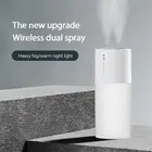 Увлажнитель-ночсветильник с двойным распылителем, 400 мл, USB