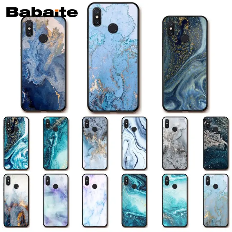 Модный Зеленый Мраморный Синий чехол Babaite для телефона Xiaomi mi5 6 A1 A2 Lite Mi9 9SE mi8lite