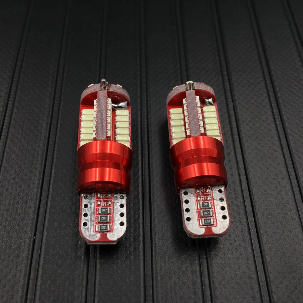 2 шт. T10 T15 168 192 2825 W5W W16W 57smd led CANBUS без ошибок Авто Обратный светильник противотуманная лампа задний указатель поворота