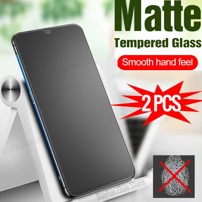 2 Pcs/Lot matte tempered glass on for apple iphone 14 13 12 mini 11 pro x xs max xr 8 7 6 plus protective protector glass film