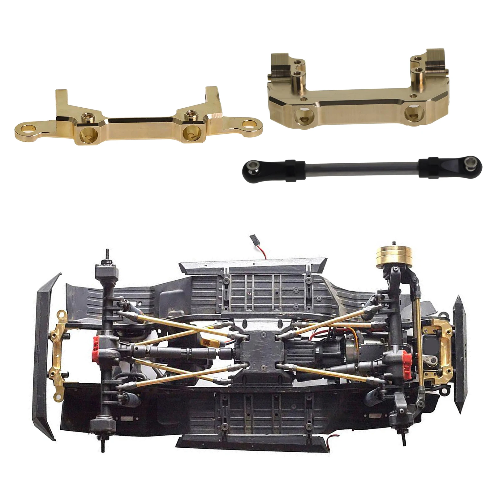 

Front/Rear Bumper Servo Mount for 1:10 Axial SCX10 III RC Rock Carwler Parts