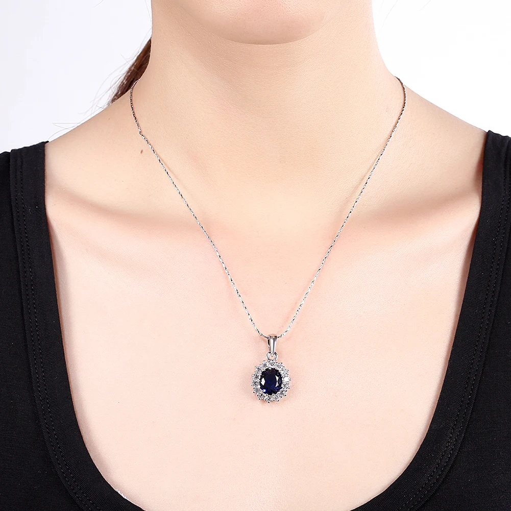 

INALIS Fashion Blue Crystal Necklaces Creative Vintage Design Necklaces For Women Jewelry Best Selling Valentine Day Gifts