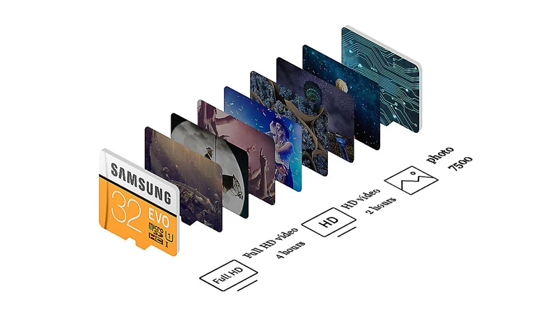 Карта памяти SAMSUNG EVO Plus класс 10 64 Гб 128 ГБ 256 ГБ SDXC U3 Micro SD TF карты 32 Гб SDHC U1 транс флэш для планшетных телефонов