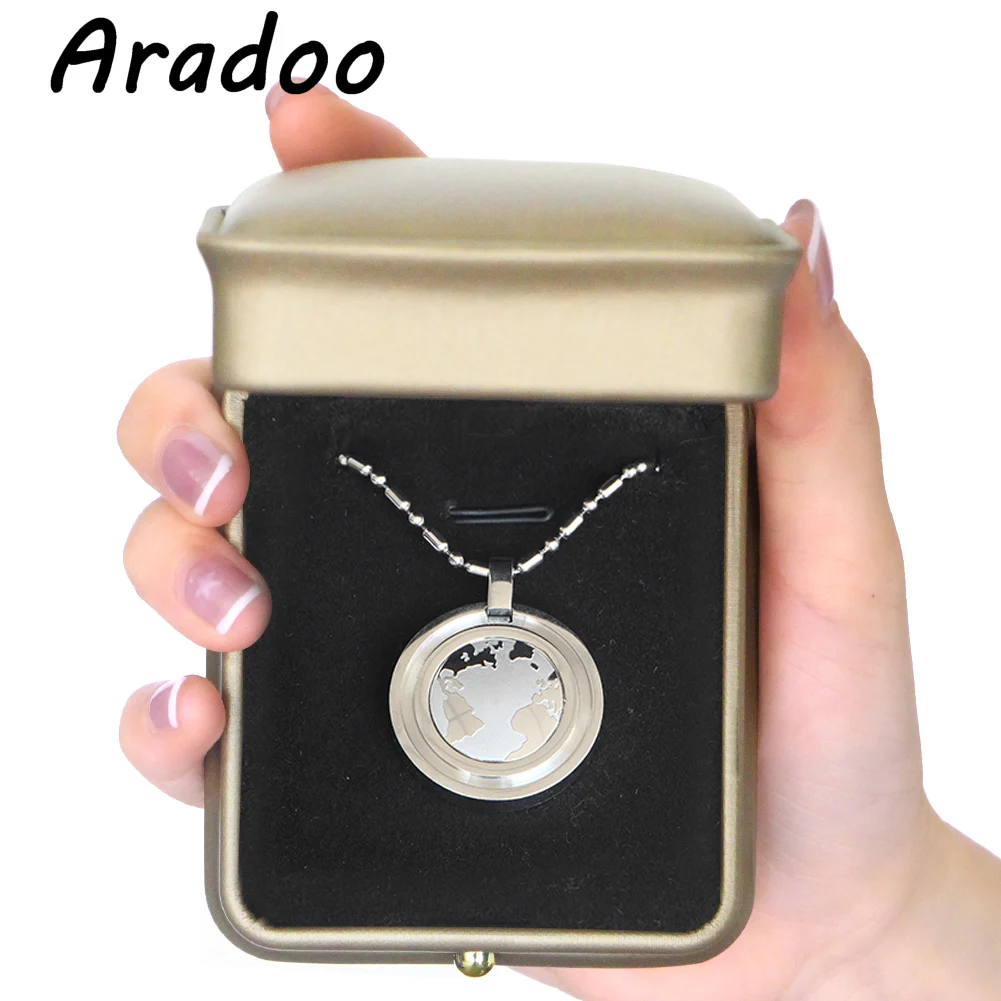 

ARADOO 2021 Fashion Popular New Style Healthy Energy Anti-Radiation Strengthen Immunity Stay Slim Pendant Necklace Holiday Gift