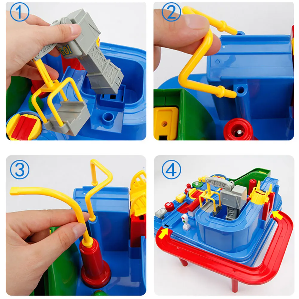 

Small Train Track Car Children's Puzzle Parent-child Baby Education Interactive Toy DIY Magical Road Table Games Race Tracks Toy