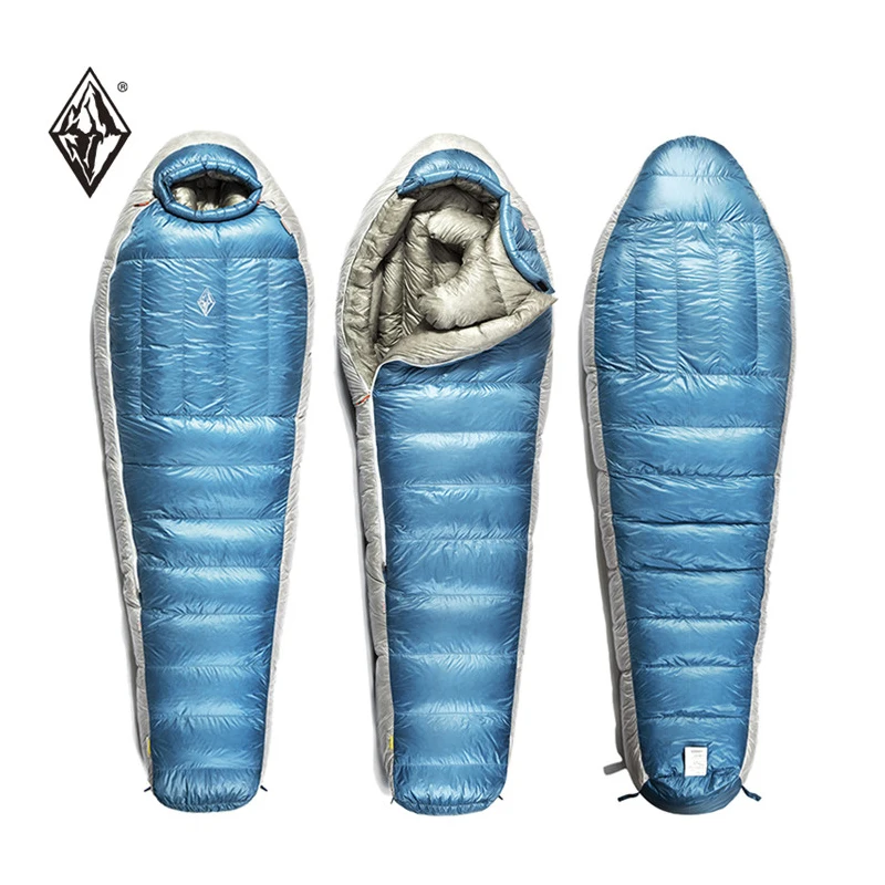 Черный лед Z-series 800FP 10D нейлоновый ультралегкий спальный мешок для мам 95% серый