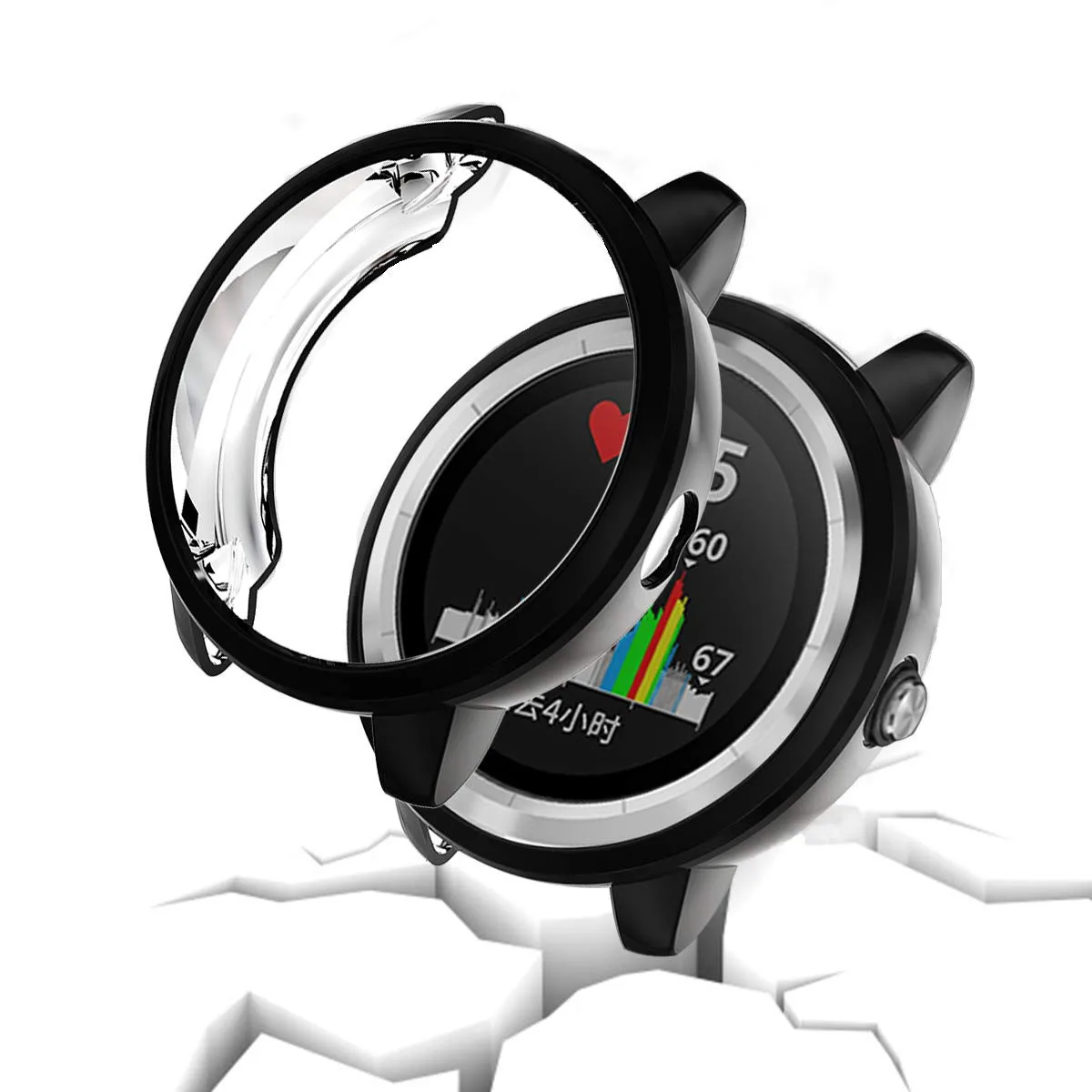 Ультратонкий защитный чехол из ТПУ для Garmin vivoactive3 тонкие аксессуары экрана |