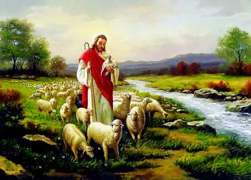 Бесплатная доставка Большой размер гобелен настенные вешалки Христос ткань