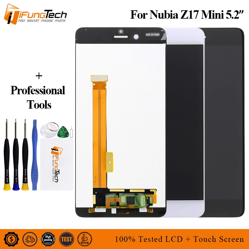 Оригинальный ЖК экран для 5 2 &quotZTE Nubia Z17 Mini NX569J NX569H дисплей с сенсорной панелью и