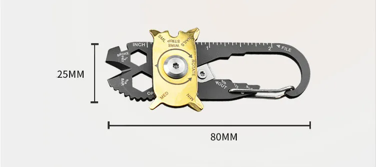 Creative Roulette 20 in 1 Stainless Steel Wrench Screwdriver EDC Outdoor Portable Gadget Multifunction Key Hanging | Спорт и