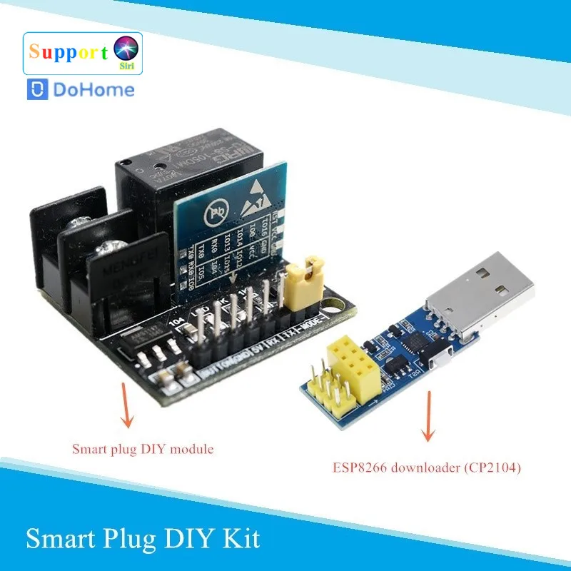 DoHomeSmart штекер DIY WiFi умная розетка Поддержка Siri (без Apple MFi) Alexa Google Assistant таймер не
