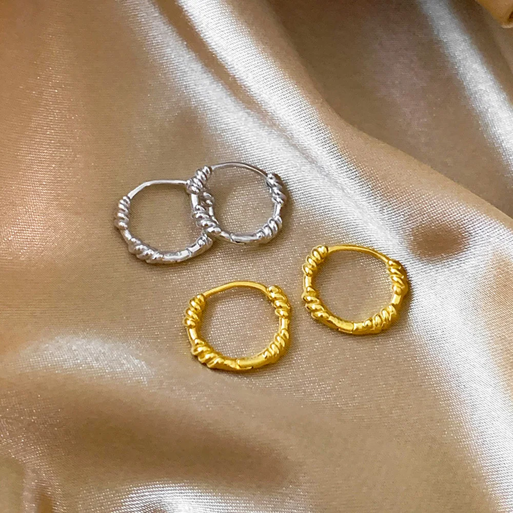 

Ms In 2021 South Korea Personality Contracted Round Earrings Geometric Jewelry Accessories Gifts