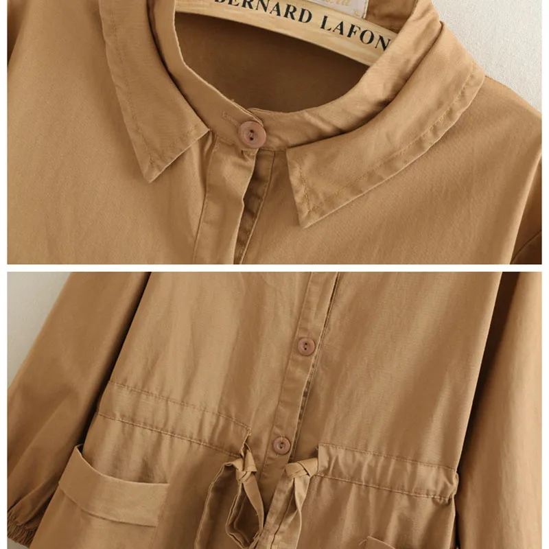 

Spring Windbreakers Female New Korean Single-breasted Thin Mid-long Overcoat Casual Plus Size Long-sleeved Women Trench Coat 130