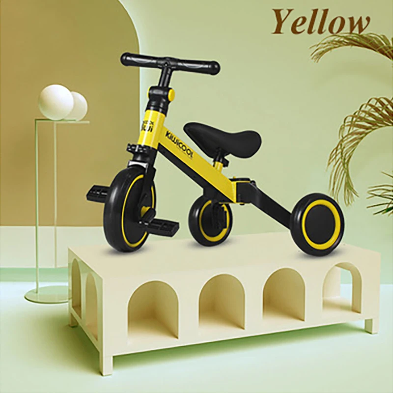 

IMBABY 3 Wheels Balance Bike Foldable Children's Scooter Kids's Ride-on Toys Baby Running 3 In 1 Tricycle Kick Scooter Children