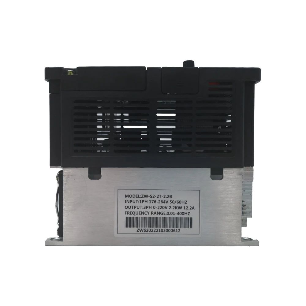 Инвертор VFD ZW-S2B серийный 220 кВт/кВт однофазный вход в трехфазный двигатель с