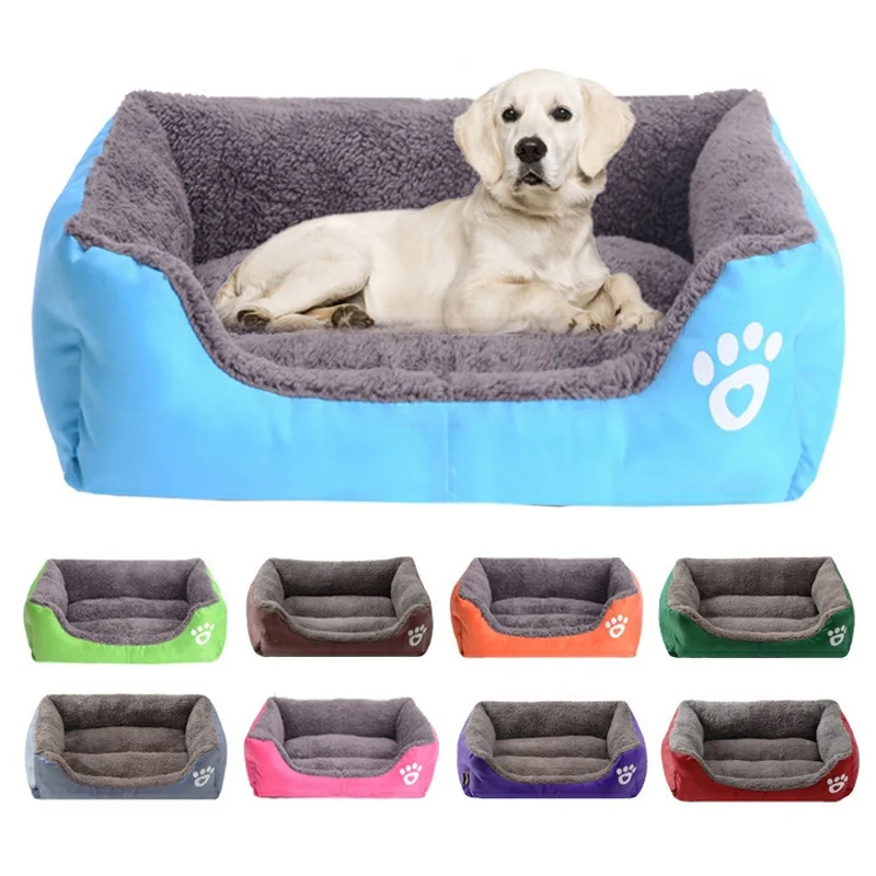 

Pet Bed Large Dog House Soft Kennel Cat Nest Supplies Puppy Pad Accessories Pet Mat Warm Waterproof Kitten Tent Chihuahua Stuff