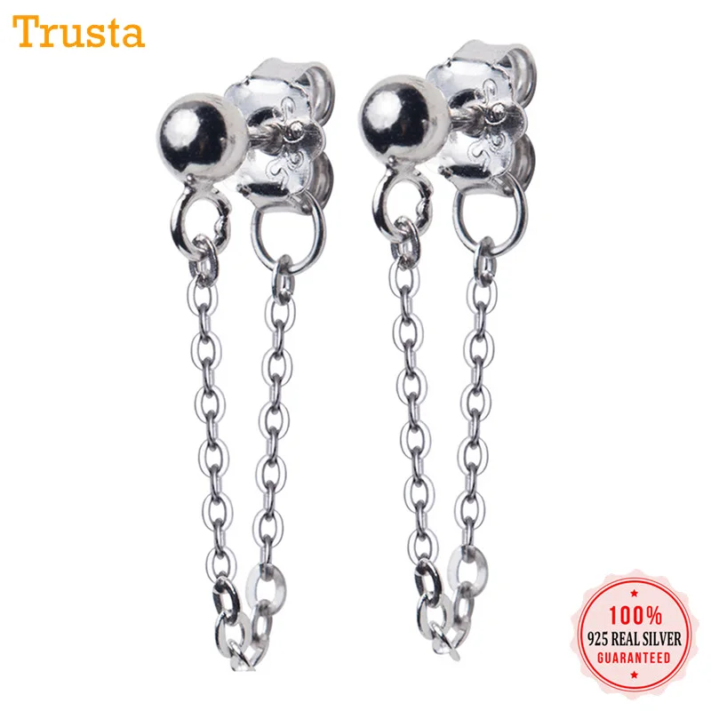 Женские и детские серьги-гвоздики Trustdavis однотонные ювелирные изделия из