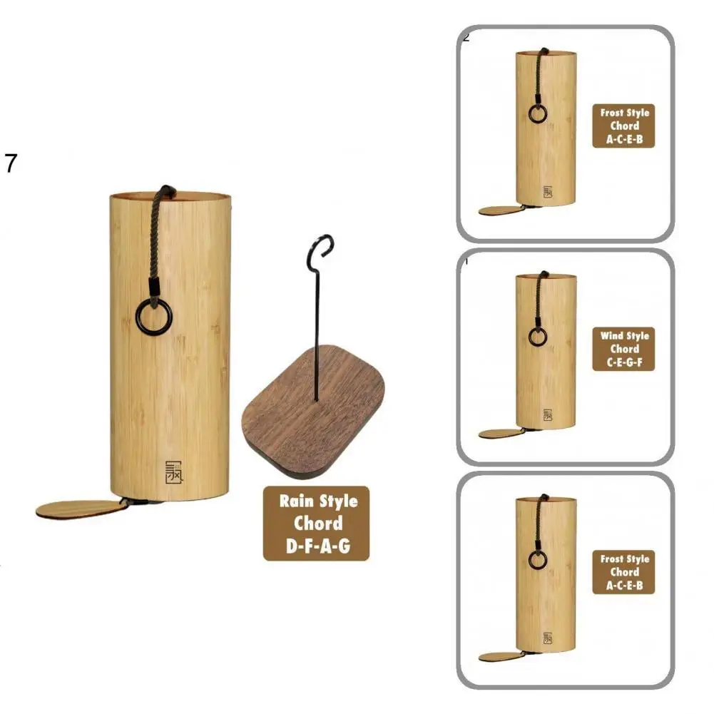 

1 Set Portable Hanging Pendants Beautiful Voice Decorative Anti-corrosion Eye-catching Windbell with Pendulums