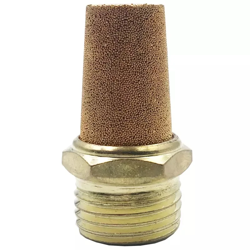 Пневматический заглушитель Латунный разъем для соленоидного клапана фитинг