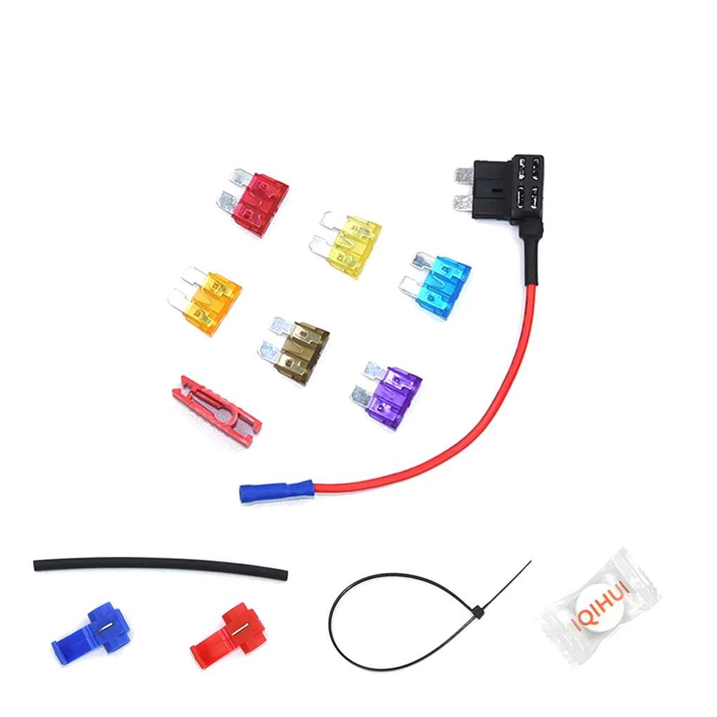 

6 шт./компл. 16-gauge 12V автомобильный адаптер предохранителя Add-a-circuit держатель предохранителя GPS навигатор прикуриватель Дополнительные Наборы...