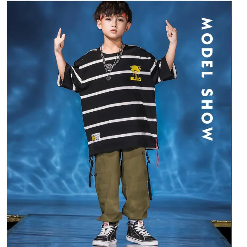 

Крутые современные танцевальные брюки Джаз для мальчиков и девочек, брюки для бега, детская одежда для бальных танцев в стиле хип-хоп, наряд...