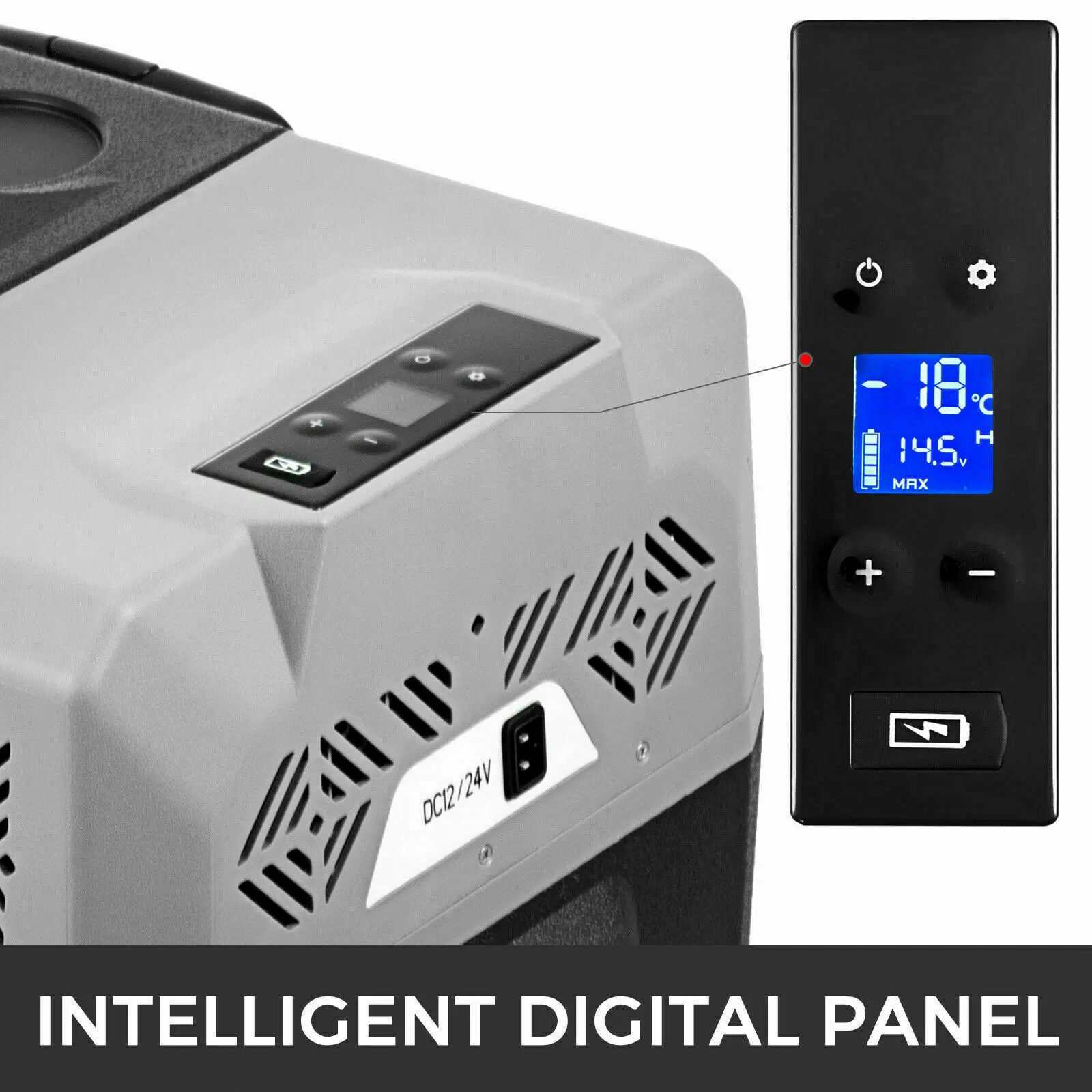 Портативный Электрический автомобильный охладитель 40 л холодильник