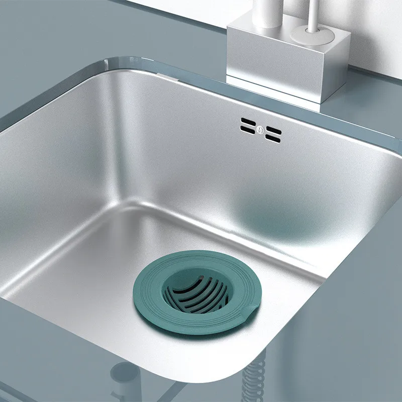 portable silicone sink strainer waste plug sink filter waste collector kitchen bathroom accessories sewer strainer floor drain free global shipping