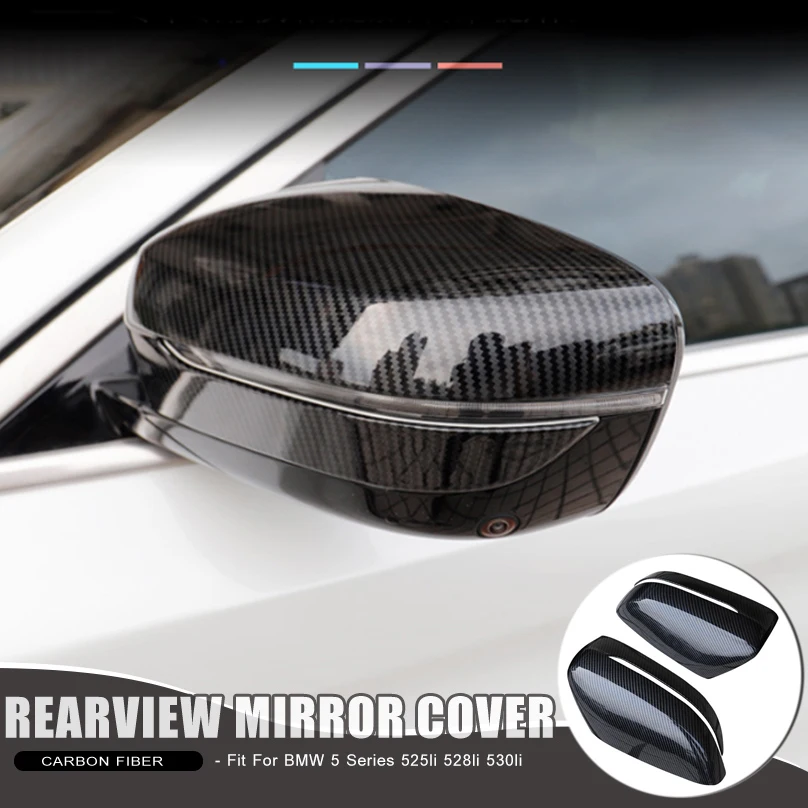 

Пара зеркало заднего вида левой и правой стороны Зеркало заднего вида крышка Кепки для BMW 5 серии 525li 528li 530li 2018 стайлинга автомобилей