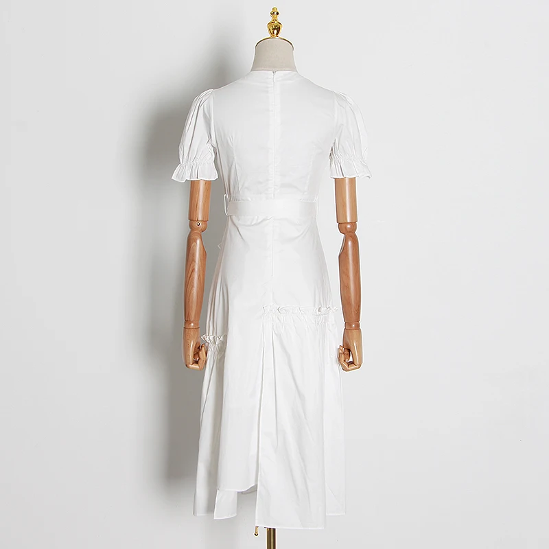 Женское платье-пачка CHICEVER платье средней длины на шнурках с треугольным вырезом