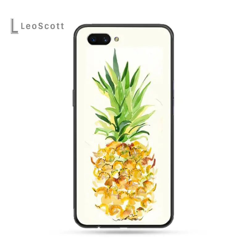 

Banana pineapple fruit Phone Case For OPPO F 1S 7 9 K1 A77 F3 RENO F11 A5 A9 2020 A73S R15 REALME PRO Cover Funda Shell