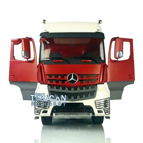 LESU 1/14 RC металлическая стойка шасси Hercules Arcos трактор грузовик окрашенный салон DIY