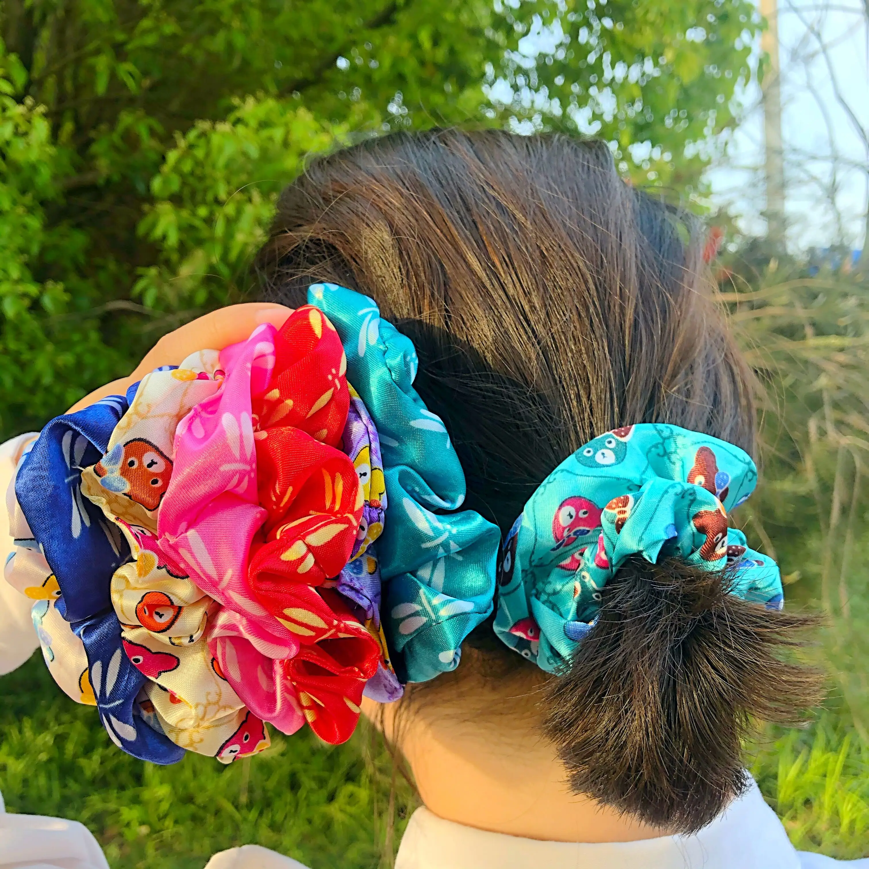 4 дюйма Женская милая стрекоза медвежонок резинка для волос держатель конского