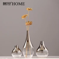 transparent table garden glass vase plant pot hydroponics glass vase rustic home decor wazony room decoration accessories bi50vs