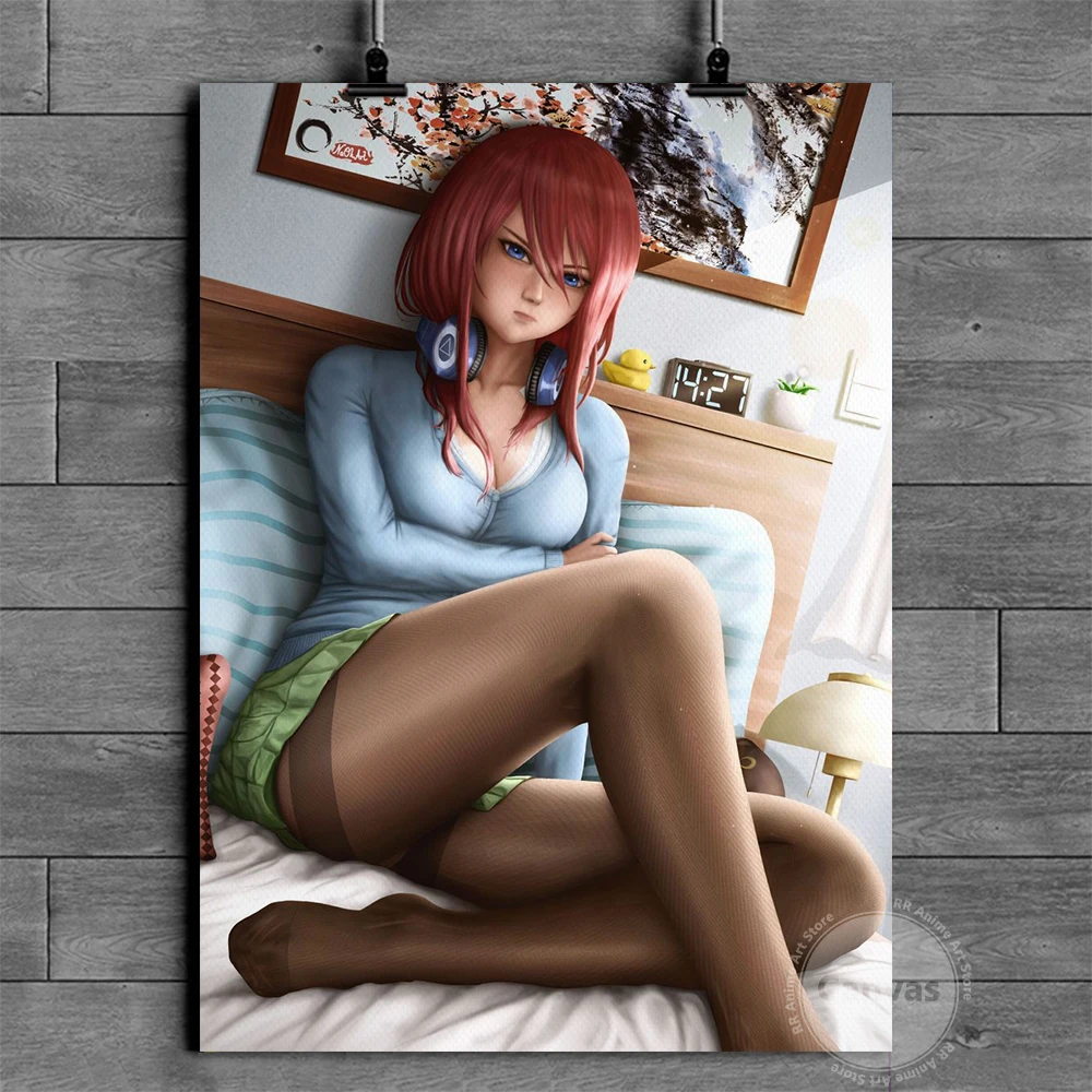 

Canvas Anime Quintessential Quintuplets Pictures Home Manga Decoration Paintings Poster HD Prints Wall Art Modular Living Room
