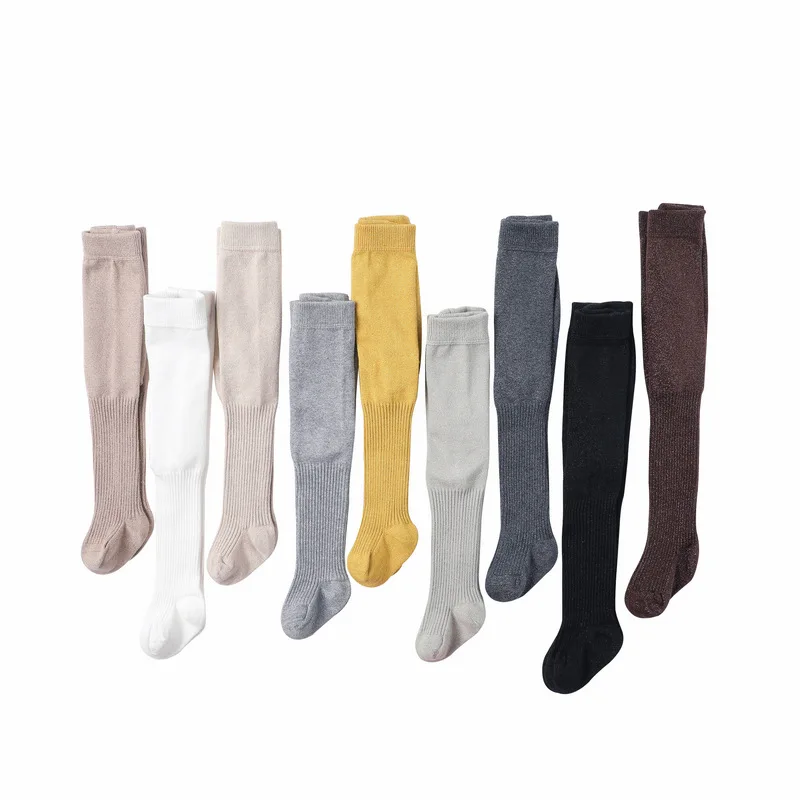 Medias de algod&oacute;n para ni&ntilde;as peque&ntilde;as, medias ajustadas, c&aacute;lidas, de 0 a 5 a&ntilde;os, para Oto&ntilde;o e Invierno-3