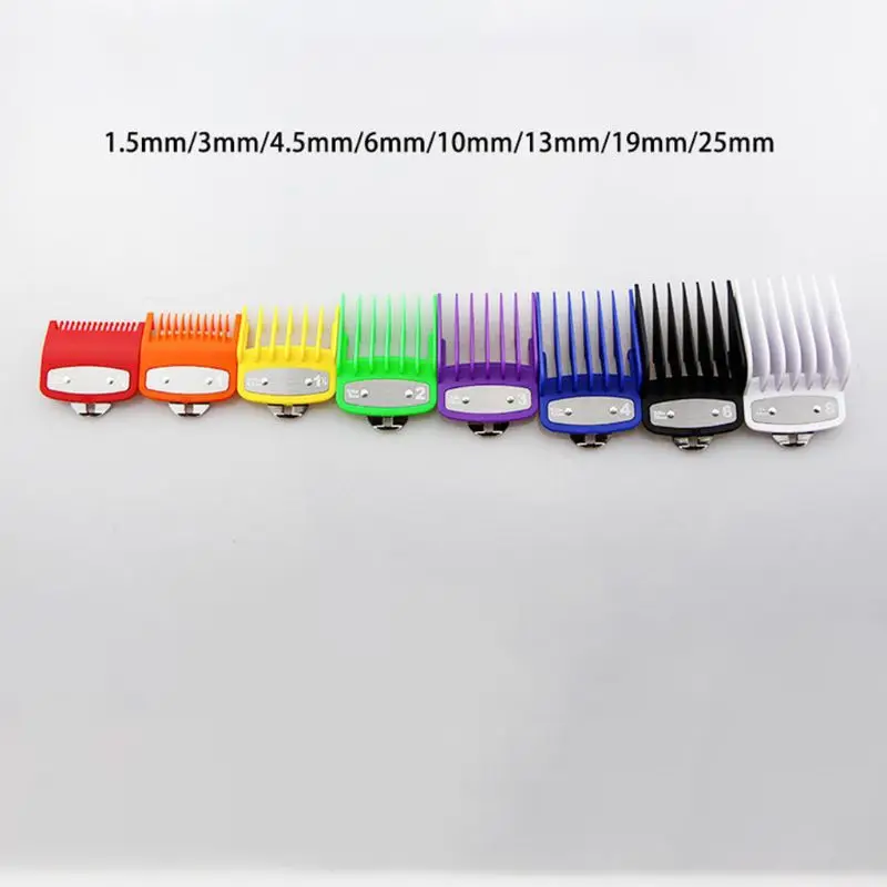 

8 Pcs/set Electric Clippers Caliper Limit Comb Oil Head Clipper Combs GXMC