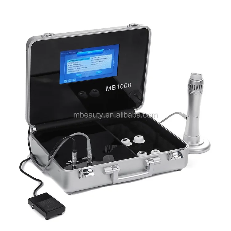 en Ucuz Taşınabilir Shockwave Terapi Cihazı Eswt Boyun Ağrısı Masaj Makinesi Mb1000