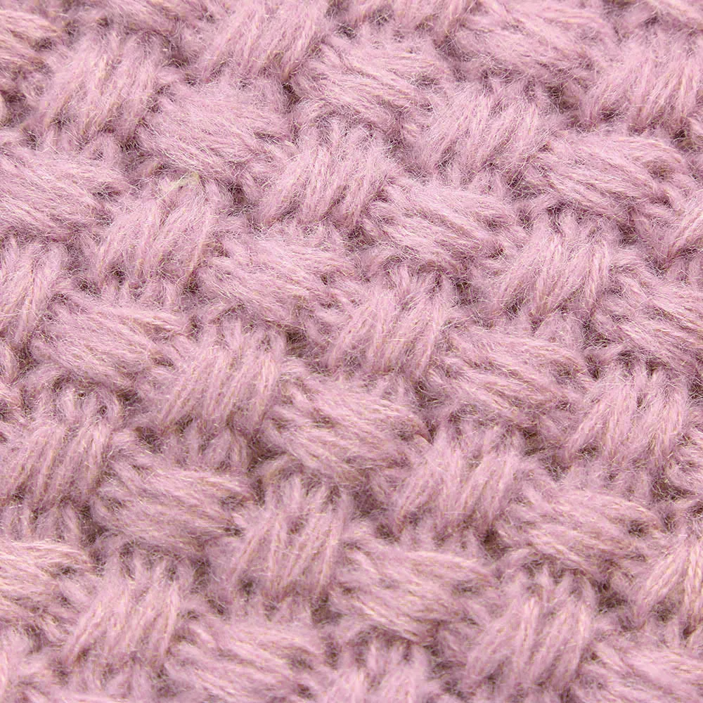 Женский однотонный вязаный шерстяной шарф-снуд с уплотненным кольцом шарф-хомут