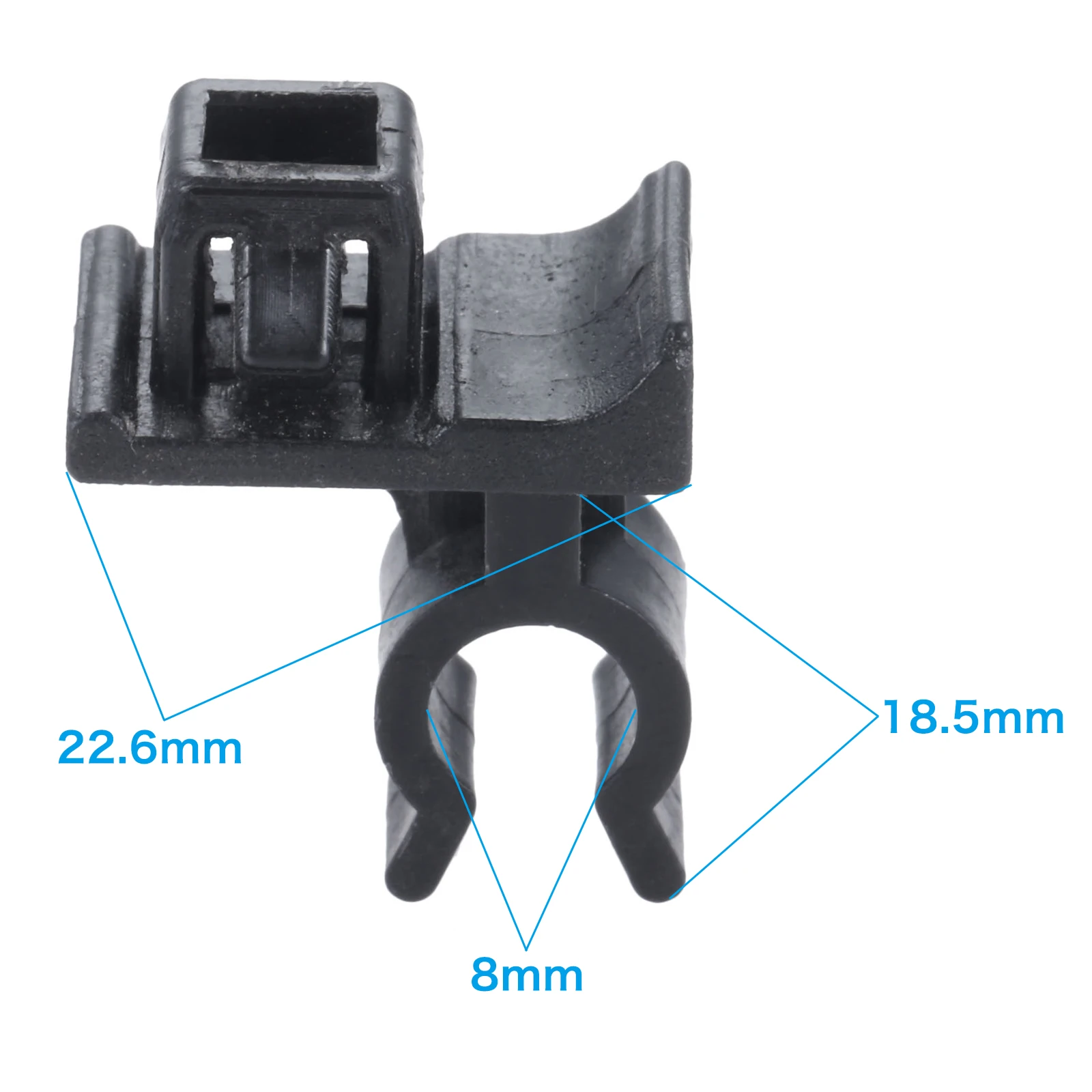 

20Pcs Auto Fasteners Hole Car Rivets Hood Bonnet Prop Rod Clip Support Clamp Holder Panel Fender Bumper