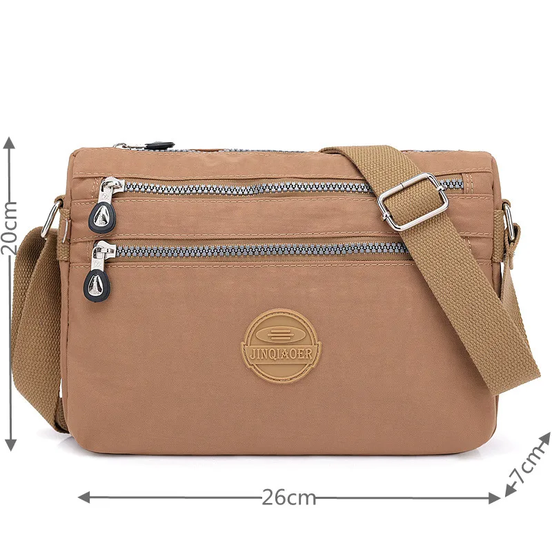 Водонепроницаемая нейлоновая сумка на плечо для женщин роскошные дорожные